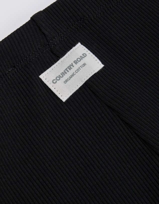 Country Road - Organically Grown Cotton Blend Solid Rib Legging