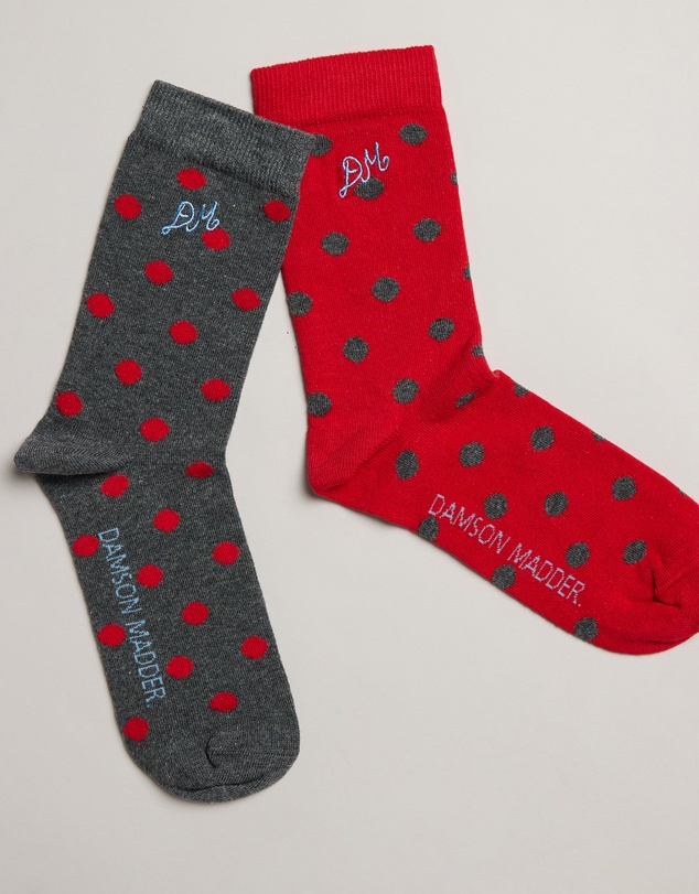 Damson Madder - 2-Pack Calf Socks