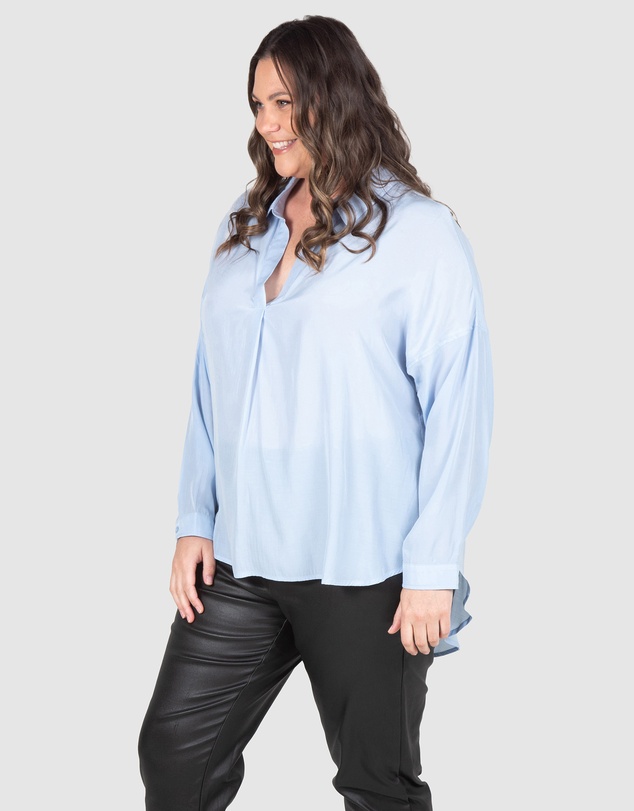 Love Your Wardrobe - Iris Soft Placket Shirt