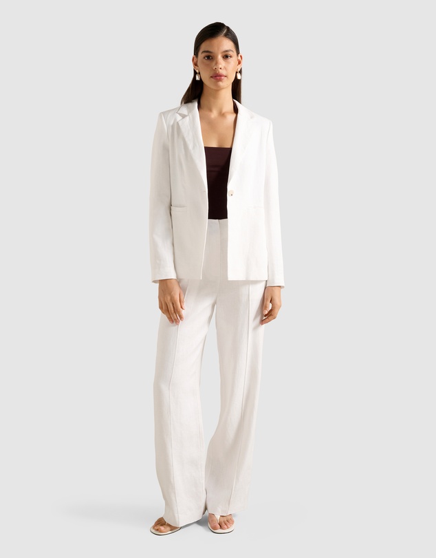 Forever New - Posey Linen Wide Leg Pants
