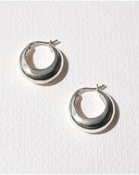 SAINT VALENTINE - Positano Hoops - Silver