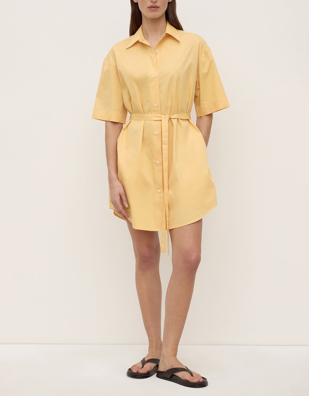Assembly Label - Kaylee Poplin Short Sleeve Shirt Dress
