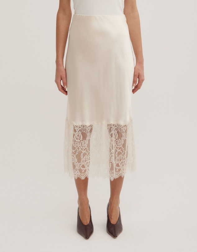 Witchery - Lace Trim Skirt