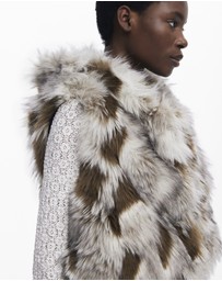 Desigual - Denim Faux Fur Vest