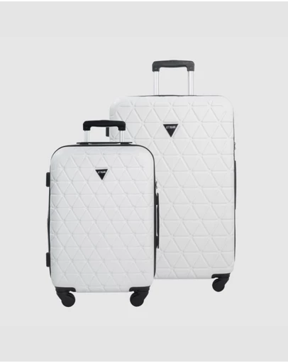 JETT BLACK - Iceberg White Paragon 2 Piece Luggage Set