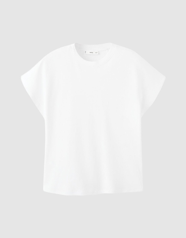 M.N.G - Short-Sleeved Cotton T-Shirt