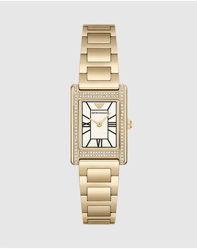 Emporio Armani - Gold Tone Analogue Watch