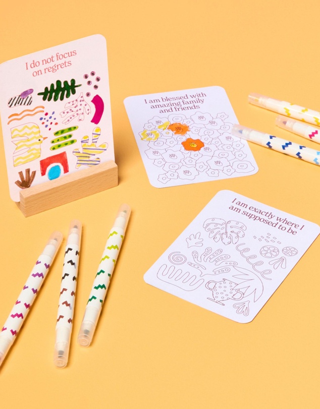 Journey Of Something - Colour Your Own Affirmation Cards