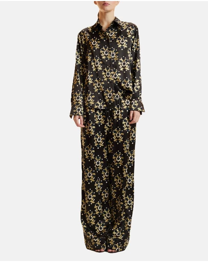 Cynthia Rowley - Silk Wide Leg Pants