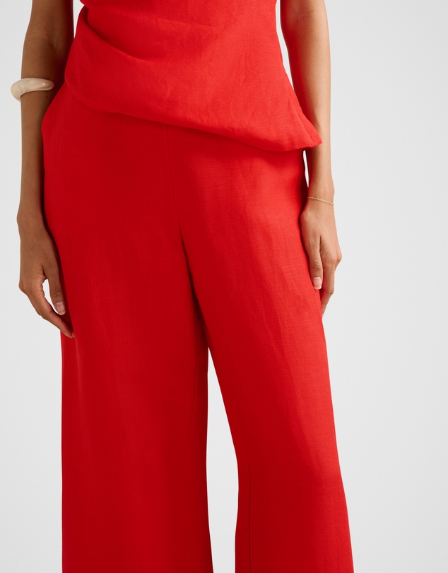 Forever New Petite - Caitlin Petite Linen Wide Leg Pants