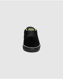 Fallen Footwear - Fallen Footwear Impact Foam The Goat Suede Men Shoes Black/Lime