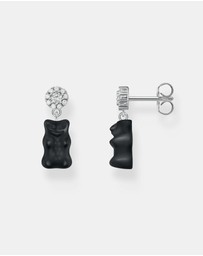 THOMAS SABO - THOMAS SABO Ear Studs with Black Goldbears