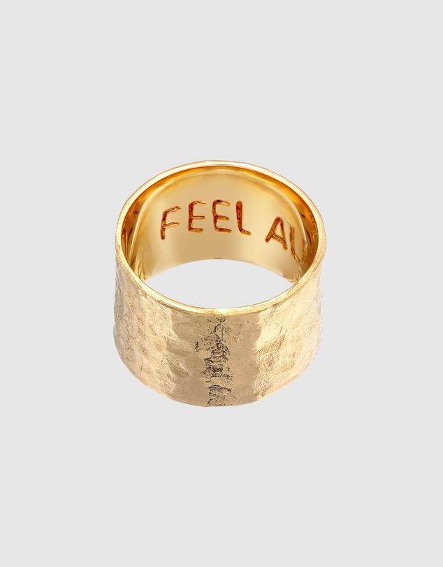 Haze & Glory - ICONIC EXCLUSIVE - Feel Alive Ring in Gold-Plated 925 Silver