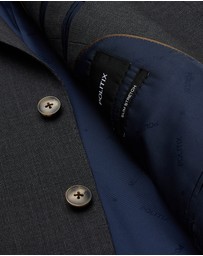 Politix - Slim Stretch Wool Blend Tailored Jacket