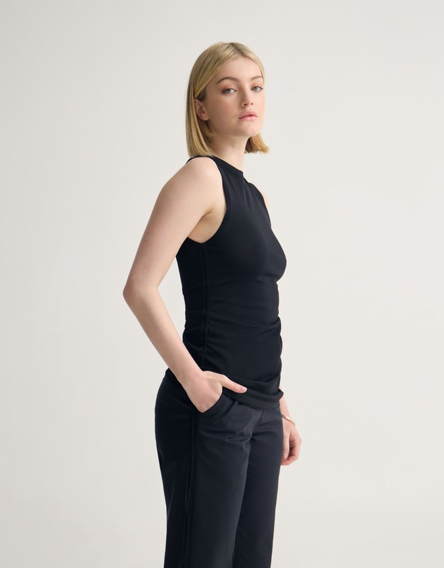 Oxford - April Drawstring Knitted Top