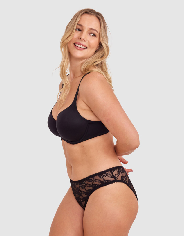 Bras N Things - Body Bliss Full Cup Bra - Black