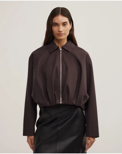 Witchery - Gathered Hem Bomber Jacket