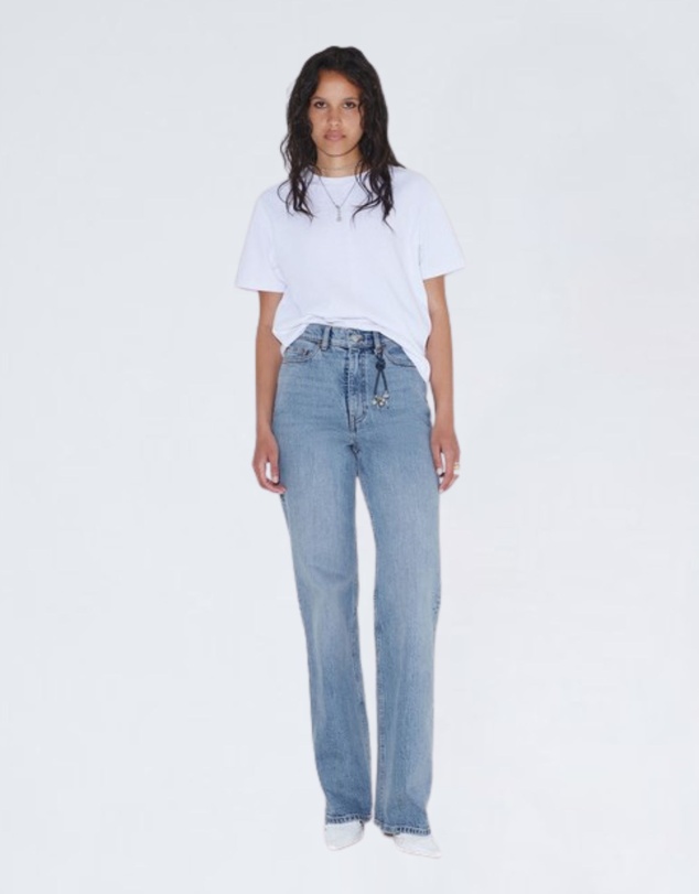 Dr Denim - Talia Tee Off White Fog