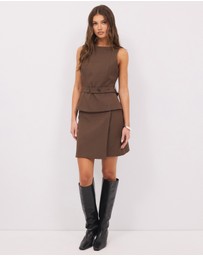 Calli - Remi Wrap Mini Skirt
