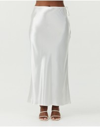 Third Form - Satin Bias Tie Side Skirt