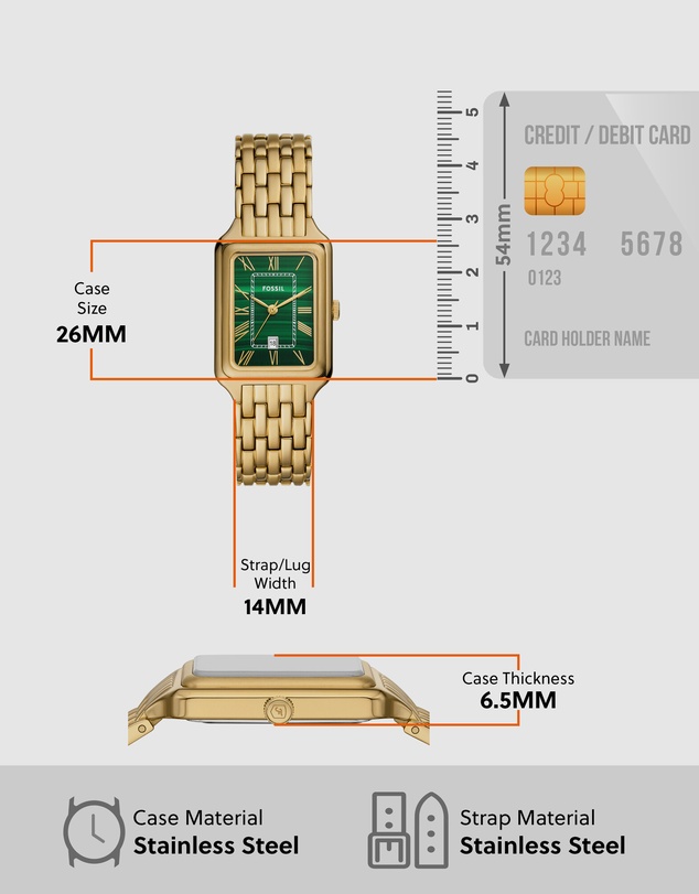 Fossil - Raquel Gold Analogue Watch