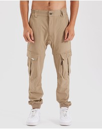 Nena & Pasadena - F150 Slim Nylon Cargo Joggers