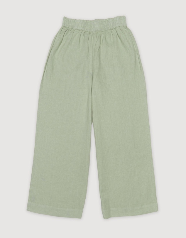 Revibe - Repaired Assembly Label Linen Pant