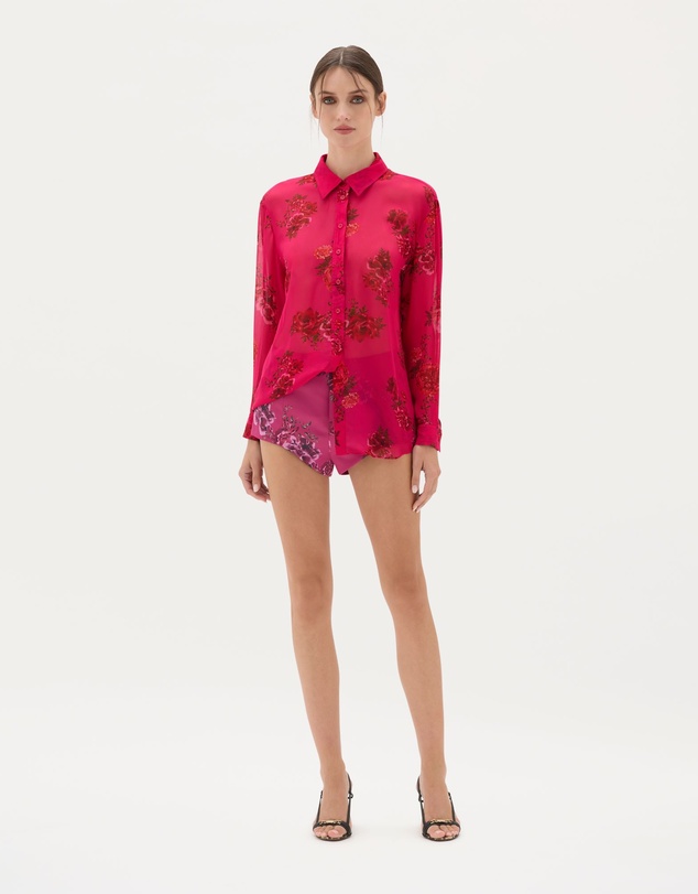 Muma World - Magenta Bloom Classic Shirt
