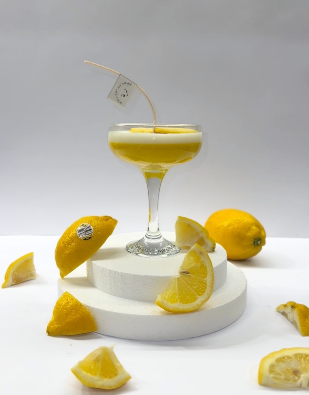 Don't Eat My Candle - Limoncello Martini Cocktail Candle - Double Pour (220g)