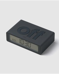 Lexon - Lexon Flip Mini Reversible Alarm Clock - Grey