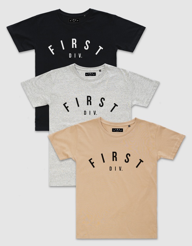 First Division - 3-Pack Core Logo Tee