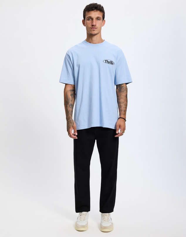 Thrills - Chopped Slim Straight Cropped Denim Jeans