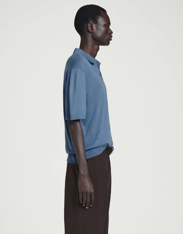 COS - Knitted Linen Polo Shirt