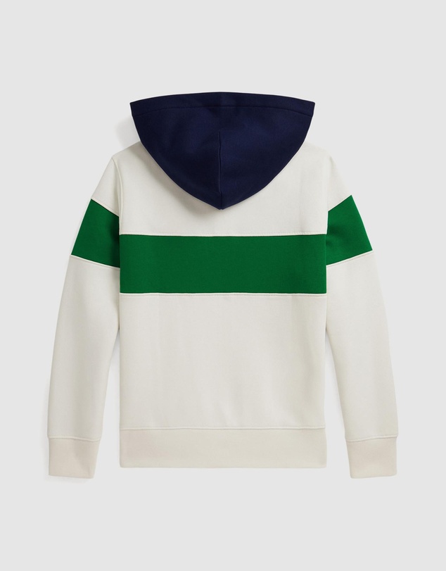 Polo Ralph Lauren - Logo Fleece Rugby Hoodie - ICONIC EXCLUSIVE - Teens