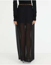 Dazie - Horizon Sheer Maxi Skirt