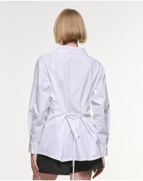 Soon Maternity - Ella Back Tie Cotton Shirt