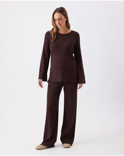 Ripe Maternity - Dallas Rib Knit Pant