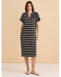 Betty Basics - Bradford Knit Polo Dress