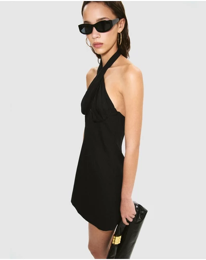 M.N.G - Cross-Over Halter Dress