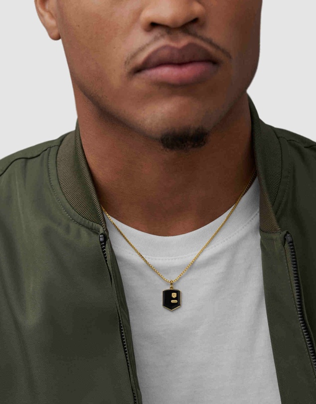 Fossil - Lennox Gold Tone Pendant Necklace