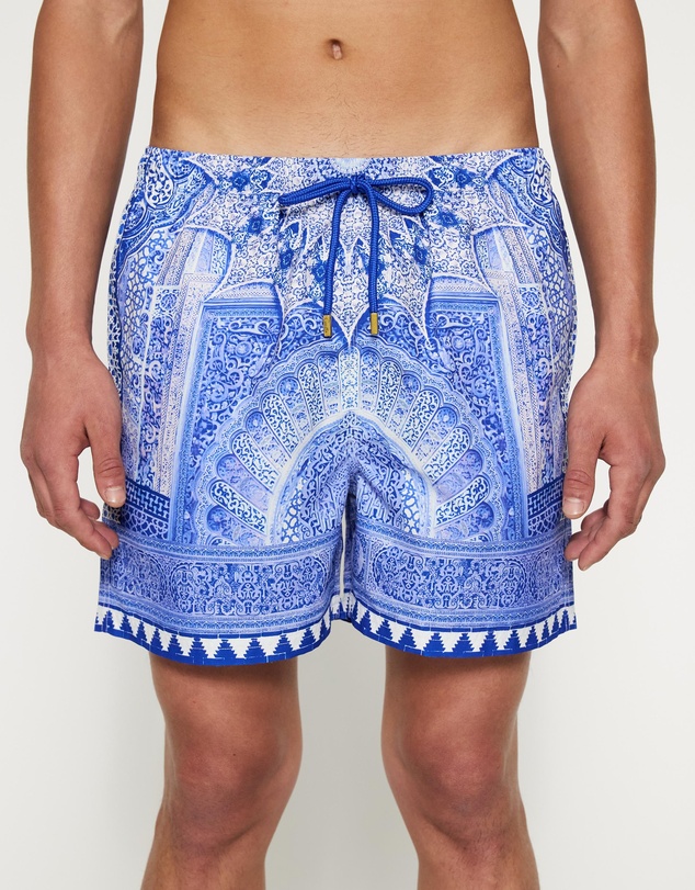 Camilla - Mid Length Boardshorts With Elastic Waist
