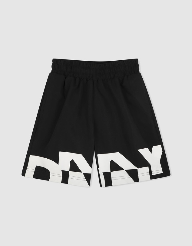 DKNY - Abstract Logo Swim Shorts - Teens
