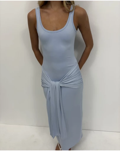 Dazie - Sunday Brunch Jersey Maxi Dress