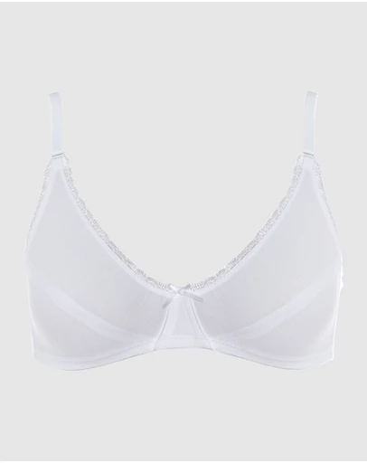 Royce Lingerie - My First Bra Pure Cotton & Lace Bra