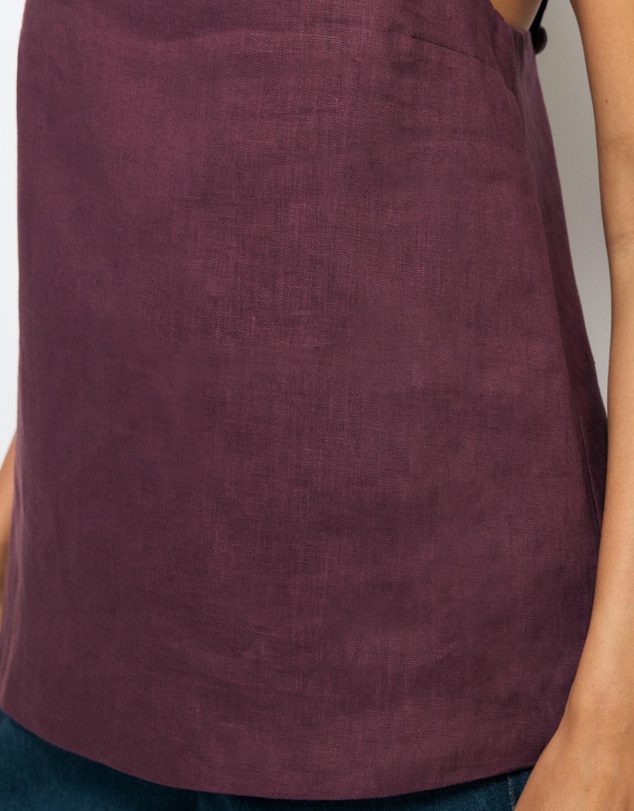 AERE - Pia Linen Top