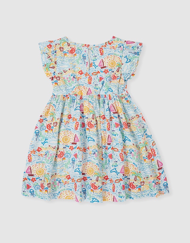 Goldie + Ace - Summer Bay Lyla Dress - Babies-Kids