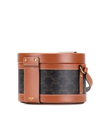 Pre-Loved by Azura Reborn - Pre-Loved celine Structured Vanity Case with Top Handle and Adjustable Shoulder Strap