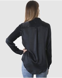 CAMIXA - Satin Silk Shirt
