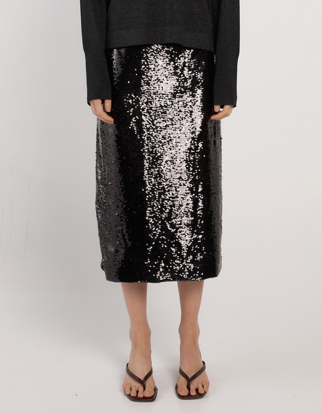 Fate + Becker - Monroe Sequin Pencil Skirt