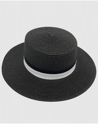 Jacaru - Jacaru 1882 Boater Hat Black